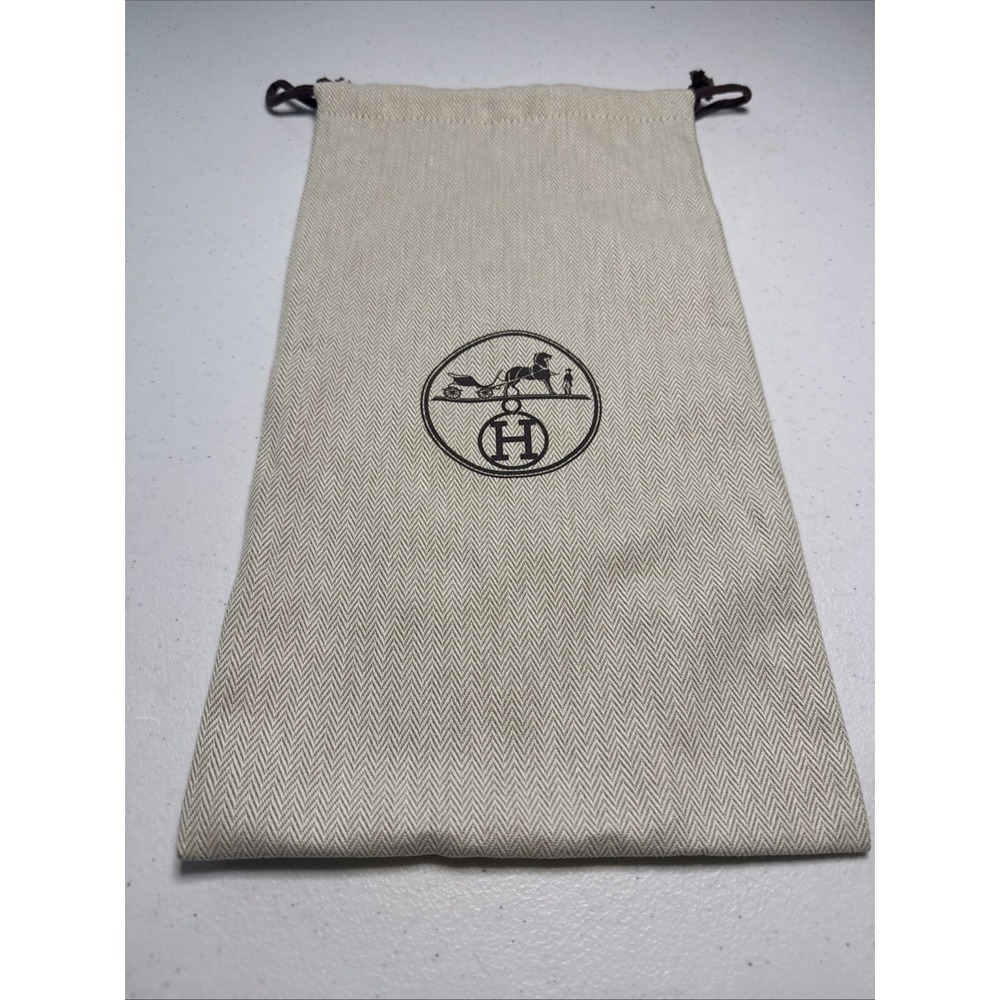 Authentic HERMES Shoe Dust Bag 7.5"x 13.25" (0490)